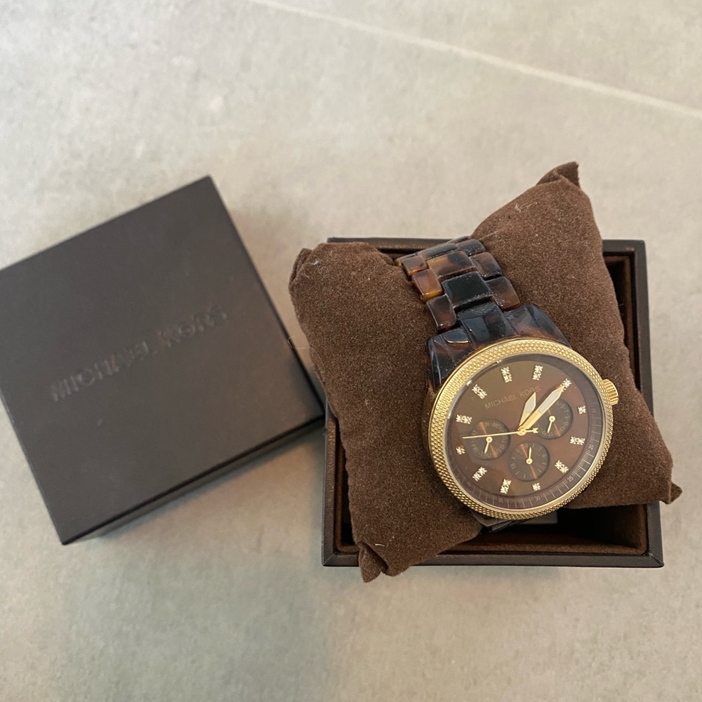 Michael Kors Tortoise Watch